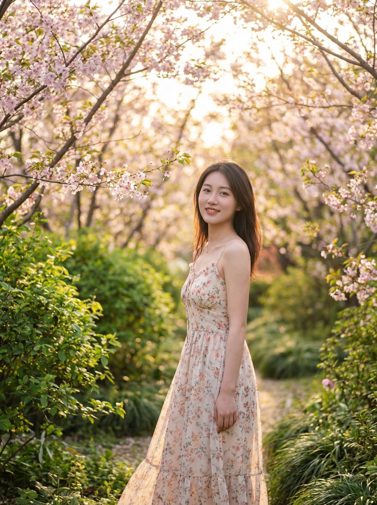 海角视频：春日樱花写真拍摄花絮